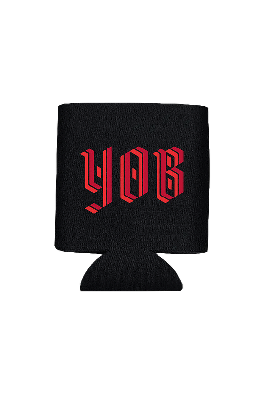 YOB Red Logo Can Koozie