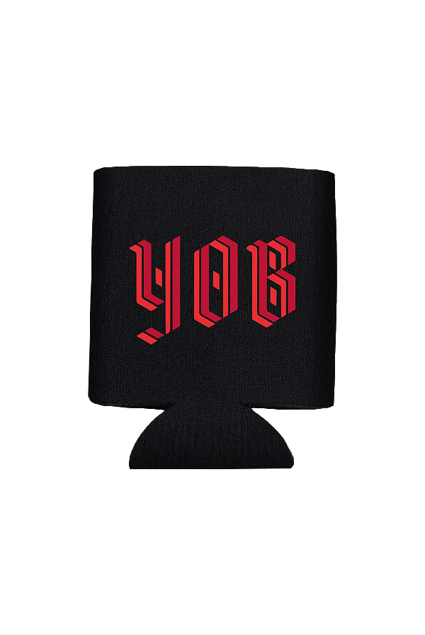 YOB Red Logo Can Koozie